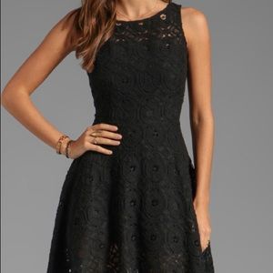 Black lace dress